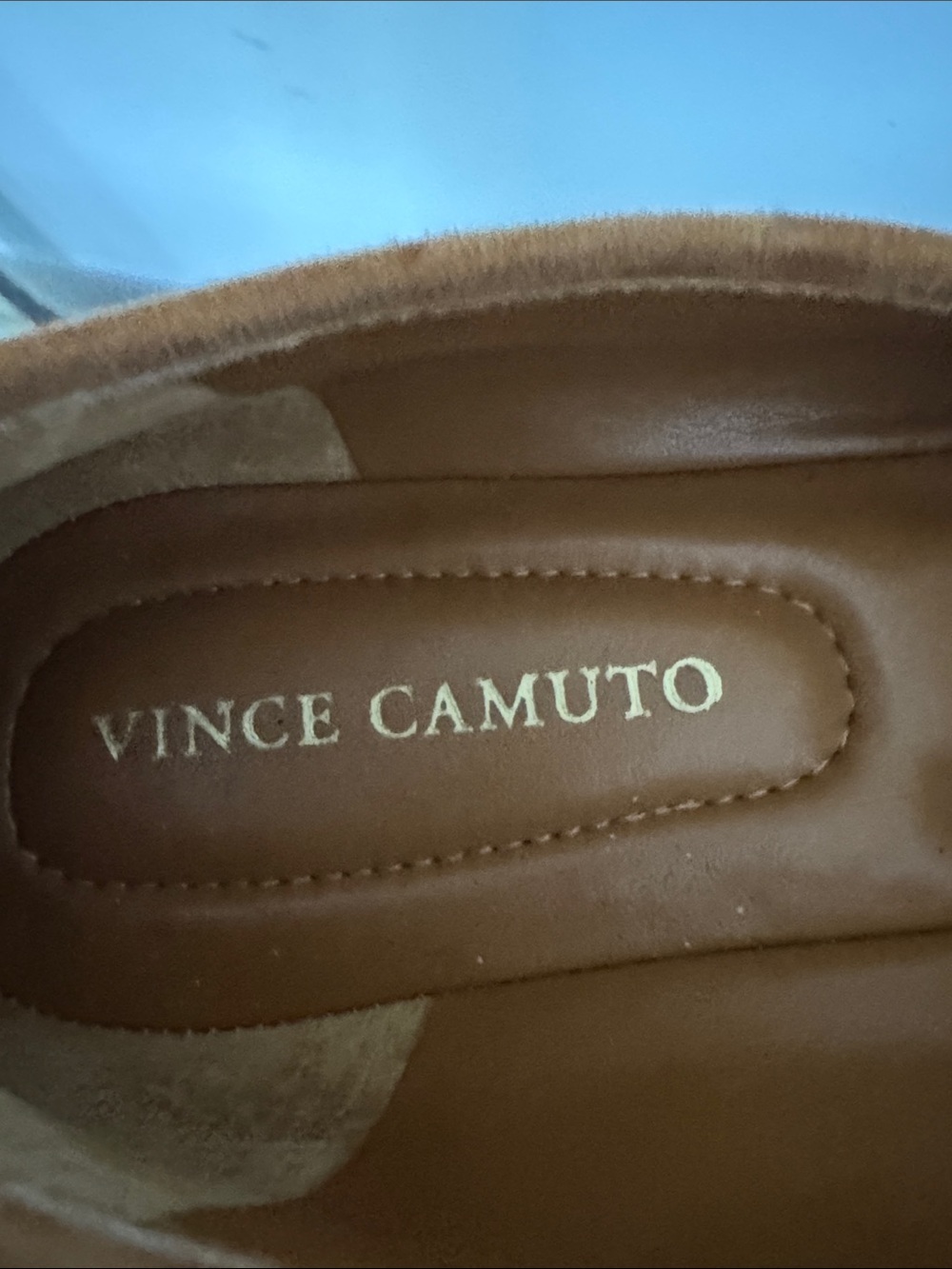 NWOT Vince Camuto Suede Loafers Size 39.5 - Picture 7 of 9